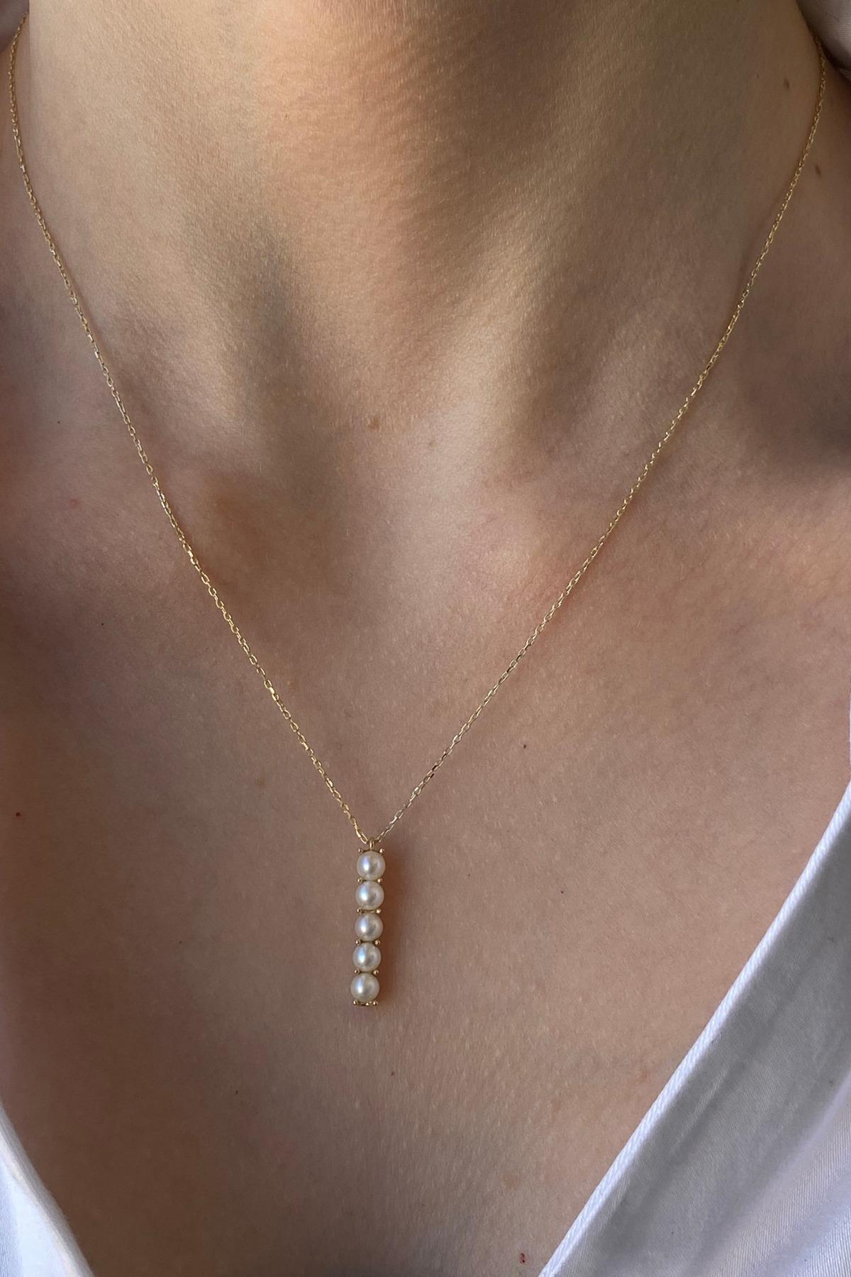 Beş Doğal İnci Kolye | | Birinci1926