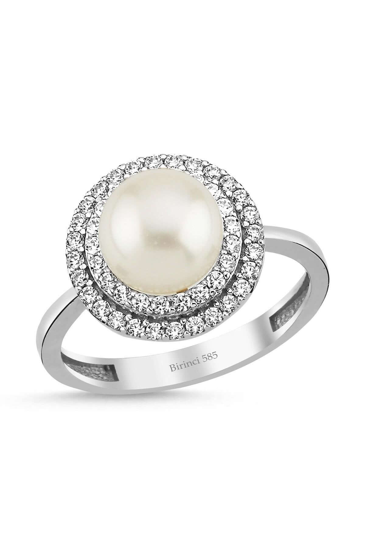 Doğal İnci Zirkon Taşlı Yüzük | | Birinci1926