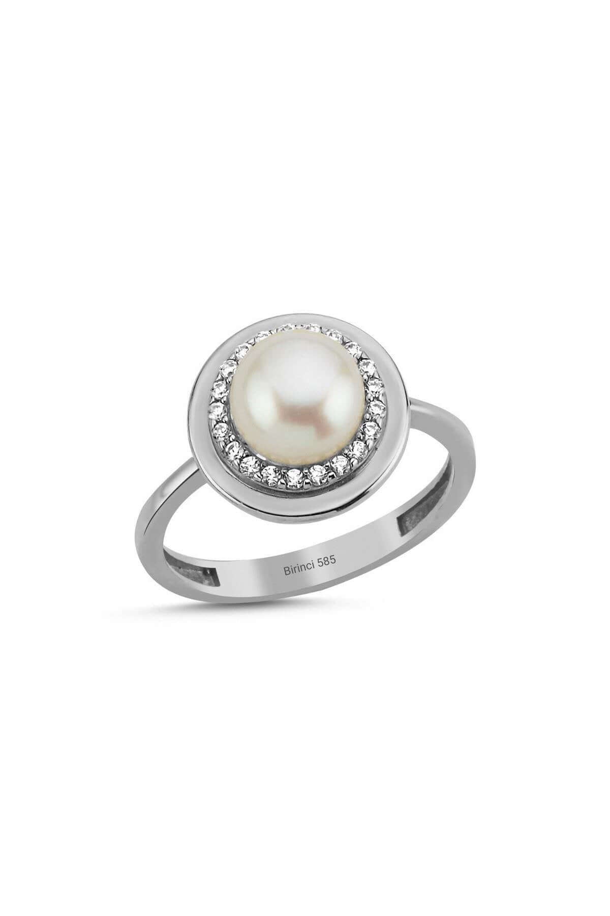 Doğal İncili Zirkon Taşlı Yüzük | | Birinci1926