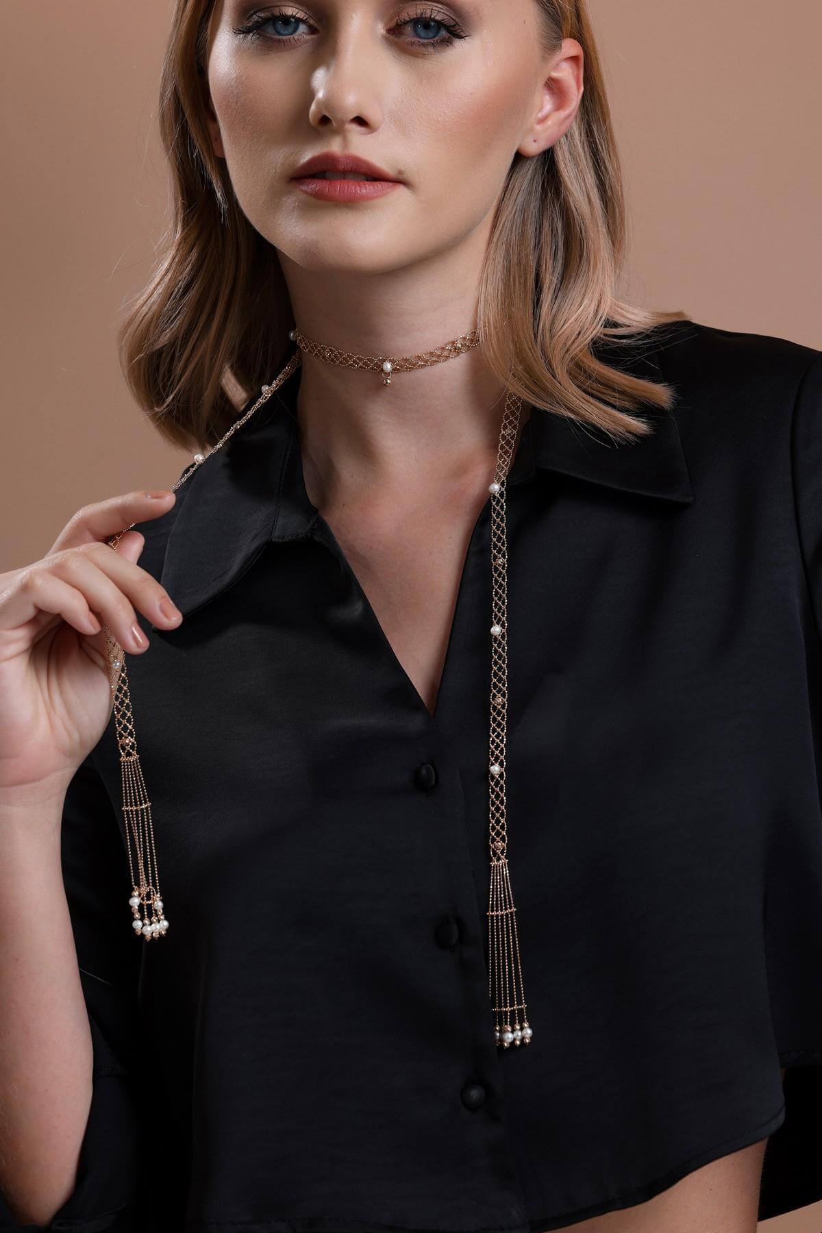 Dorika Toplu Doğal İncili Şal | | Birinci1926