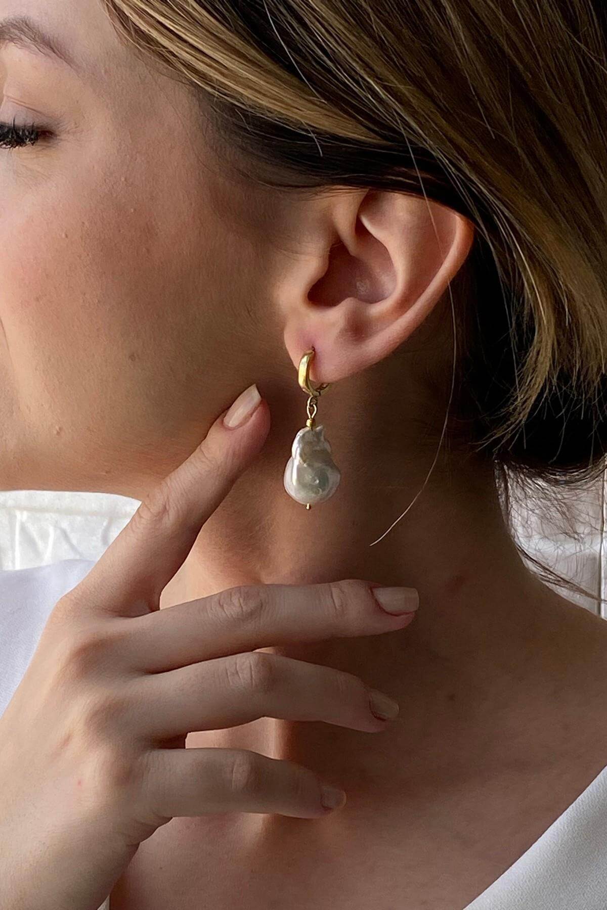 Dorikalı Barok İnci Küpe | | Birinci1926