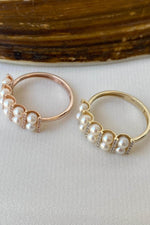 Double Sıralı Doğal İnci Yüzük | | Birinci1926