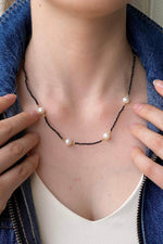 Doğal İnci Spinel Taş Kolye | | Birinci1926