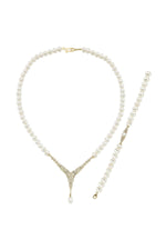 Doğal İnci Kolye Bileklik İkili Set | | Birinci1926