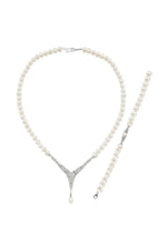 Doğal İnci Kolye Bileklik İkili Set | | Birinci1926