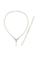 Doğal İnci Kolye Bileklik İkili Set | | Birinci1926