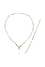 Doğal İnci Kolye Bileklik İkili Set | | Birinci1926