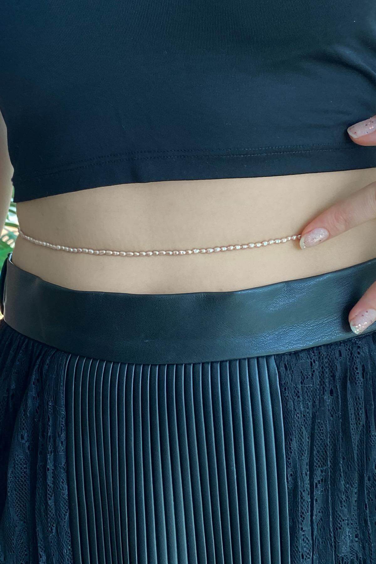 Multicolor Çıtır Doğal İnci Kemer | | Birinci1926