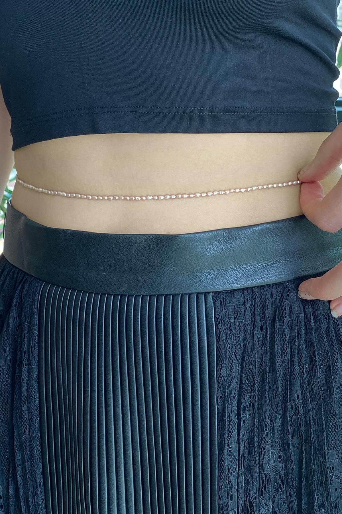 Multicolor Çıtır Doğal İnci Kemer | | Birinci1926