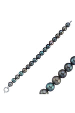 Gemici Kilit Sıralı Siyah İnci Bileklik | | Birinci1926