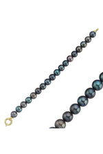 Gemici Kilit Sıralı Siyah İnci Bileklik | | Birinci1926