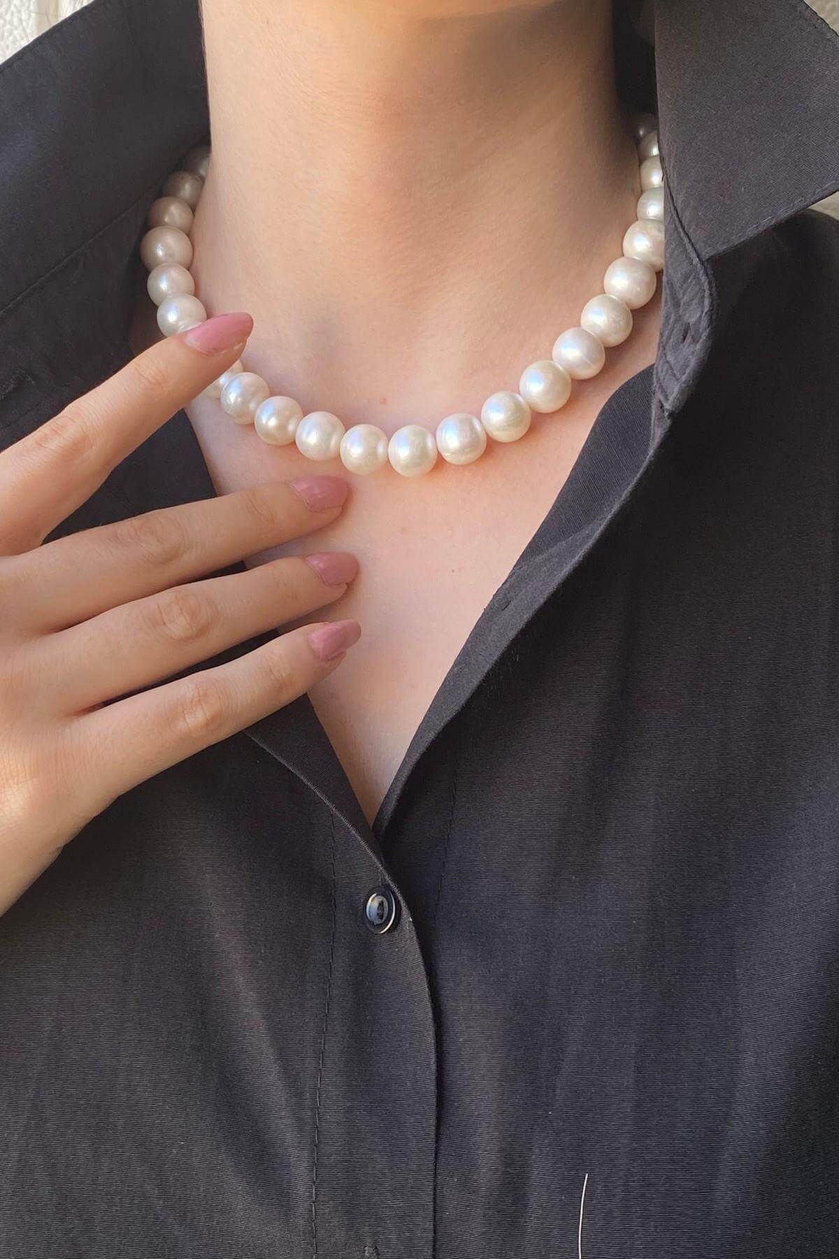 Sıralı Doğal İnci Kolye | | Birinci1926