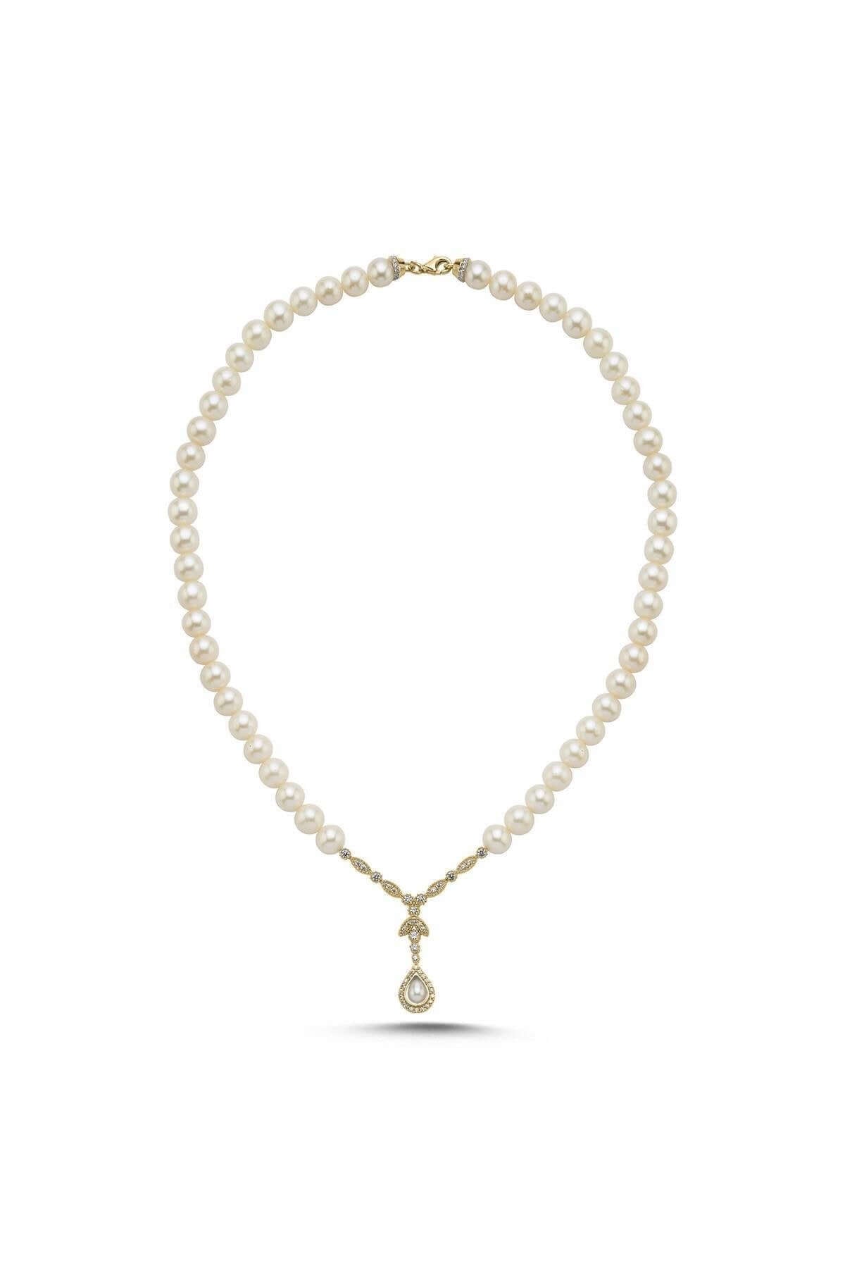 Damla Taşlı Doğal İncili Kolye | | Birinci1926