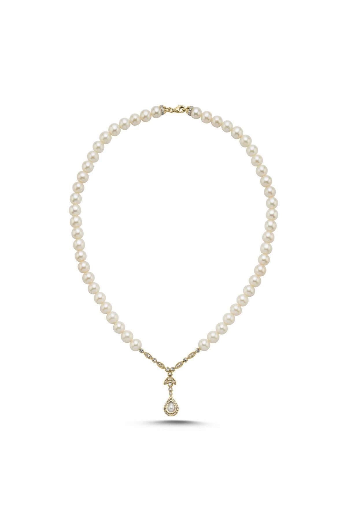 Damla Taşlı Doğal İncili Kolye | | Birinci1926