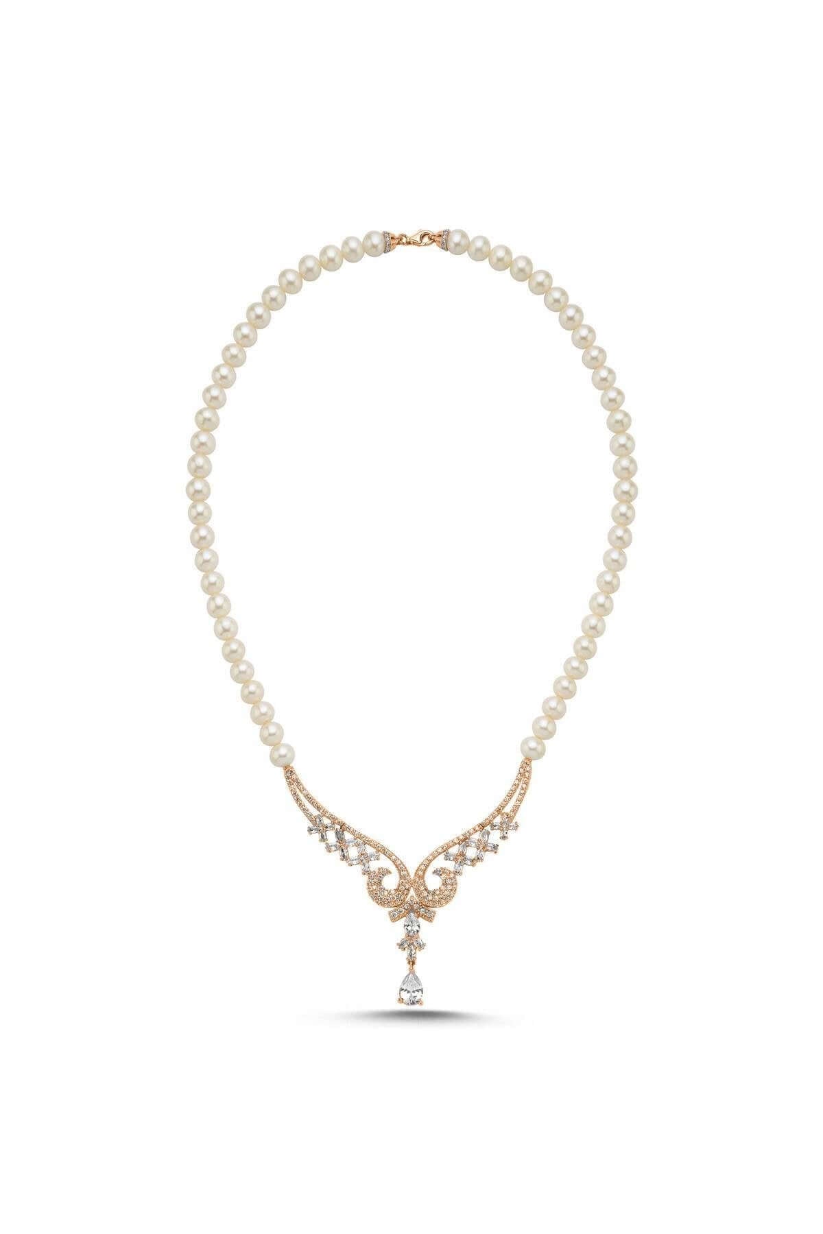 Koç Başı Zirkon Taşlı İnci Kolye | | Birinci1926