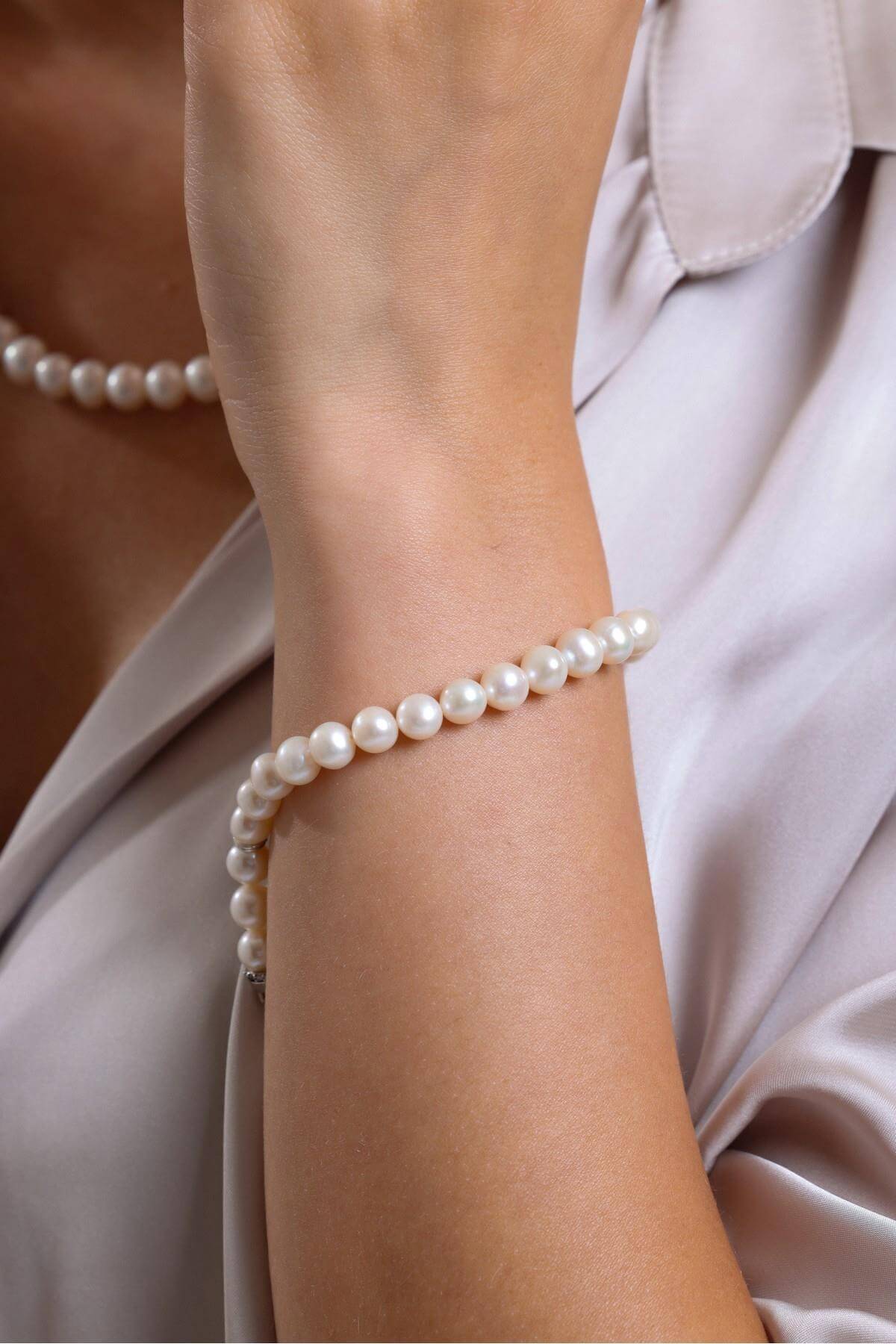 Sıralı Doğal İnci Bileklik | | Birinci1926