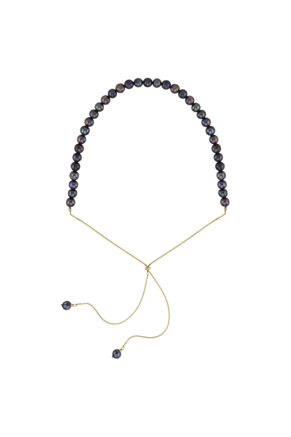 Yarı Doğal İnci Yarı Zincir Asansörlü Kolye | | Birinci1926