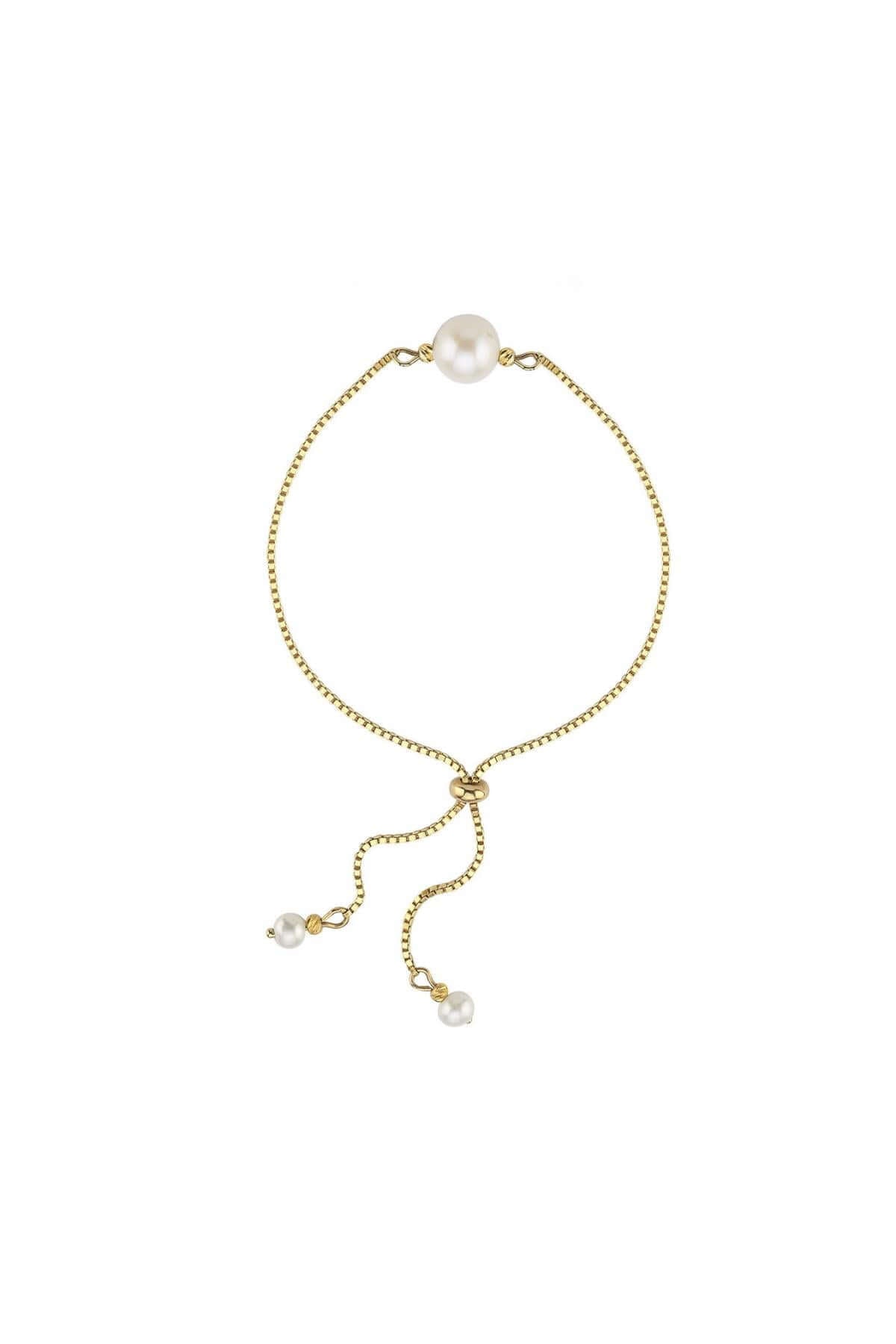 Asansör Zincirli Doğal İnci Bileklik | | Birinci1926