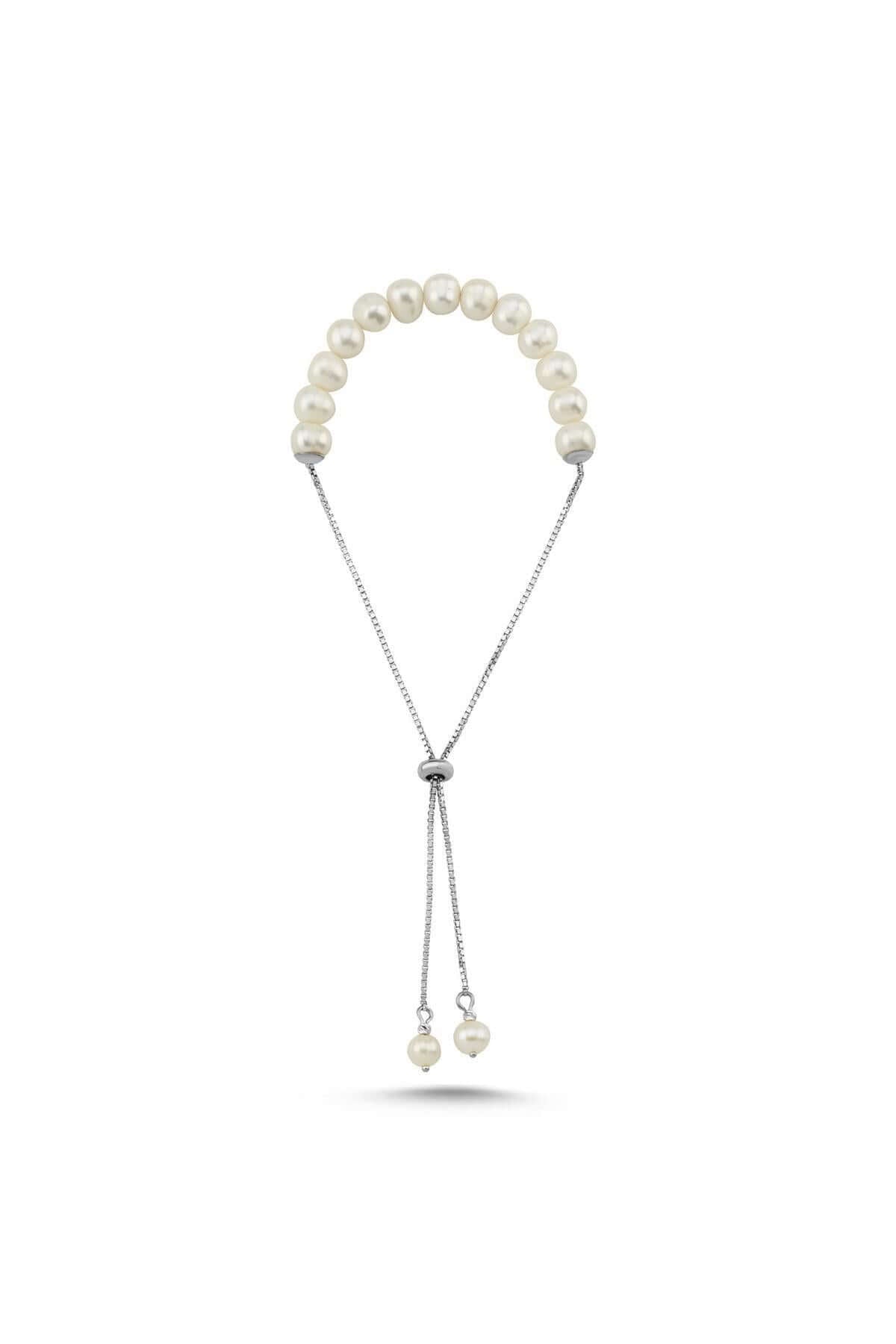 Asansör Zincirli Doğal İnci Bileklik | | Birinci1926