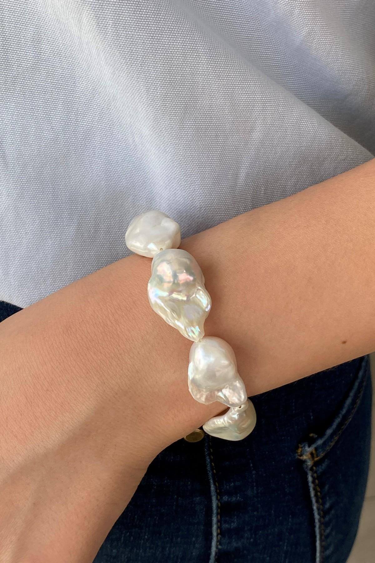 Doğal Barok İnci Bileklik | | Birinci1926