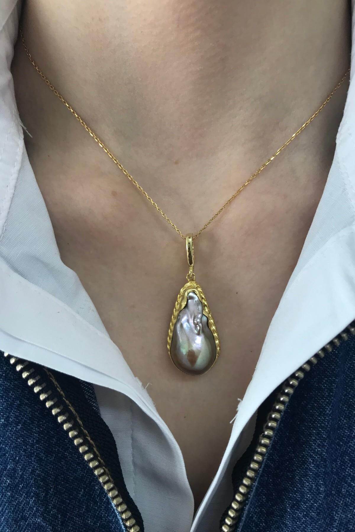 Doğal Barok İnci Kolye | | Birinci1926