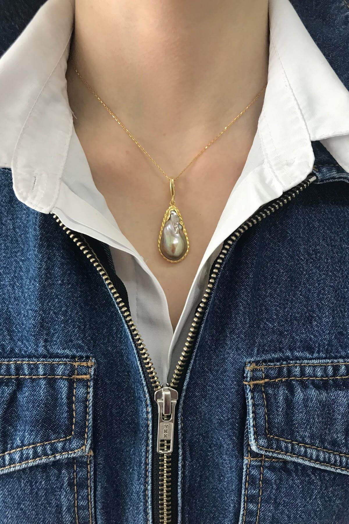 Doğal Barok İnci Kolye | | Birinci1926