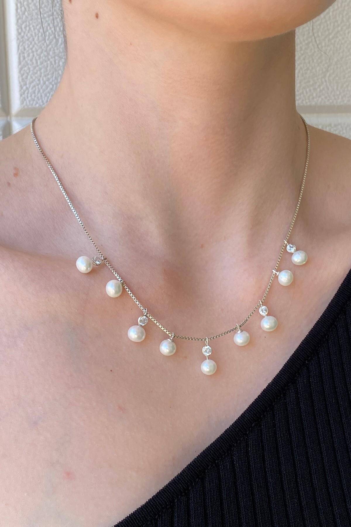 Doğal İncili Zarif Kolye | | Birinci1926