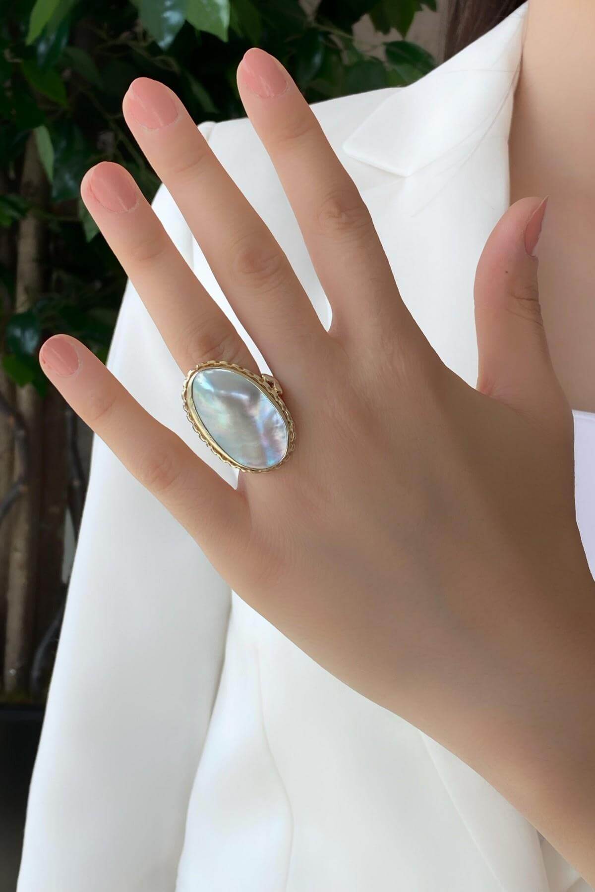 Doğal Sedef Taşlı Yüzük | | Birinci1926