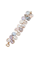 Halka Kilit Doğal Barok İncili Multicolor Bileklik | | Birinci1926