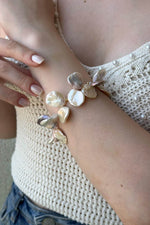 Halka Kilit Doğal Barok İncili Multicolor Bileklik | | Birinci1926