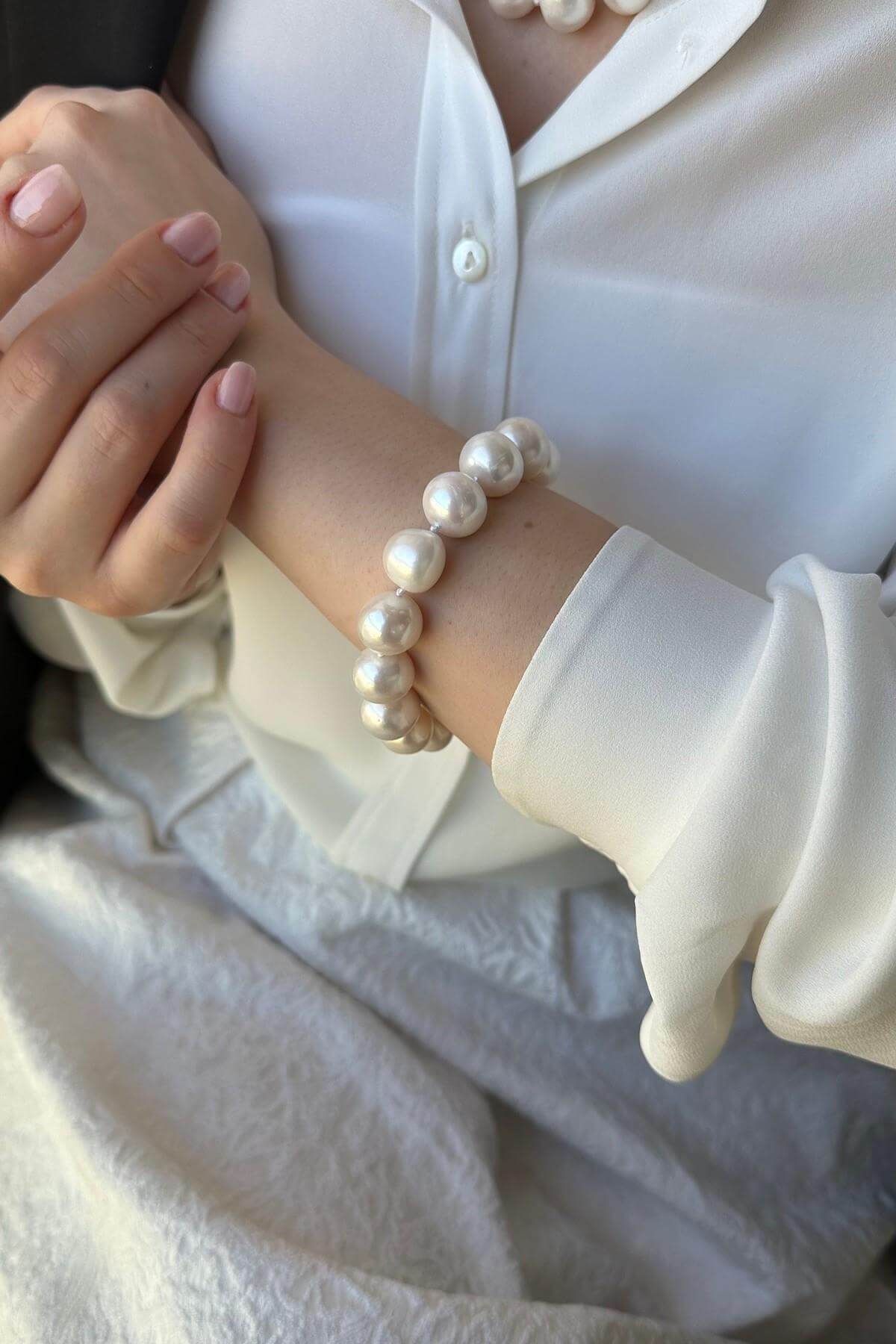 Halka Kilit Doğal İnci Bileklik | | Birinci1926