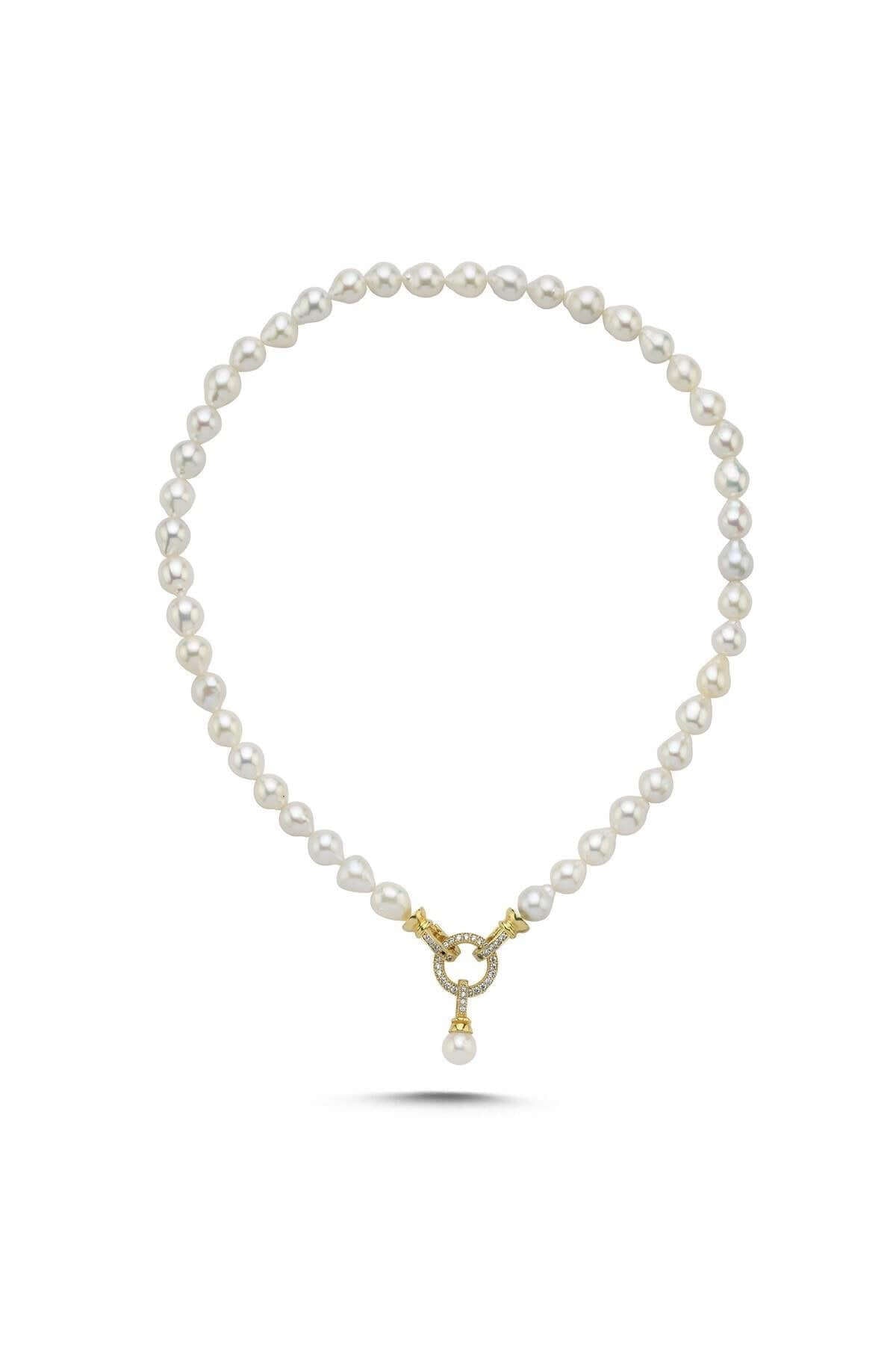 Halka Kilitli Doğal İnci Kolye | | Birinci1926