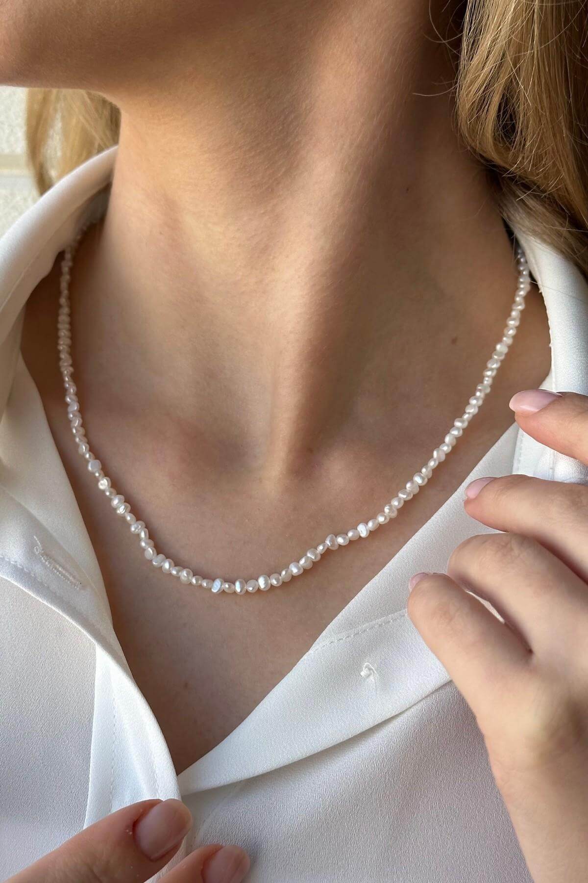 Zarif Barok Doğal İnci Kolye | | Birinci1926