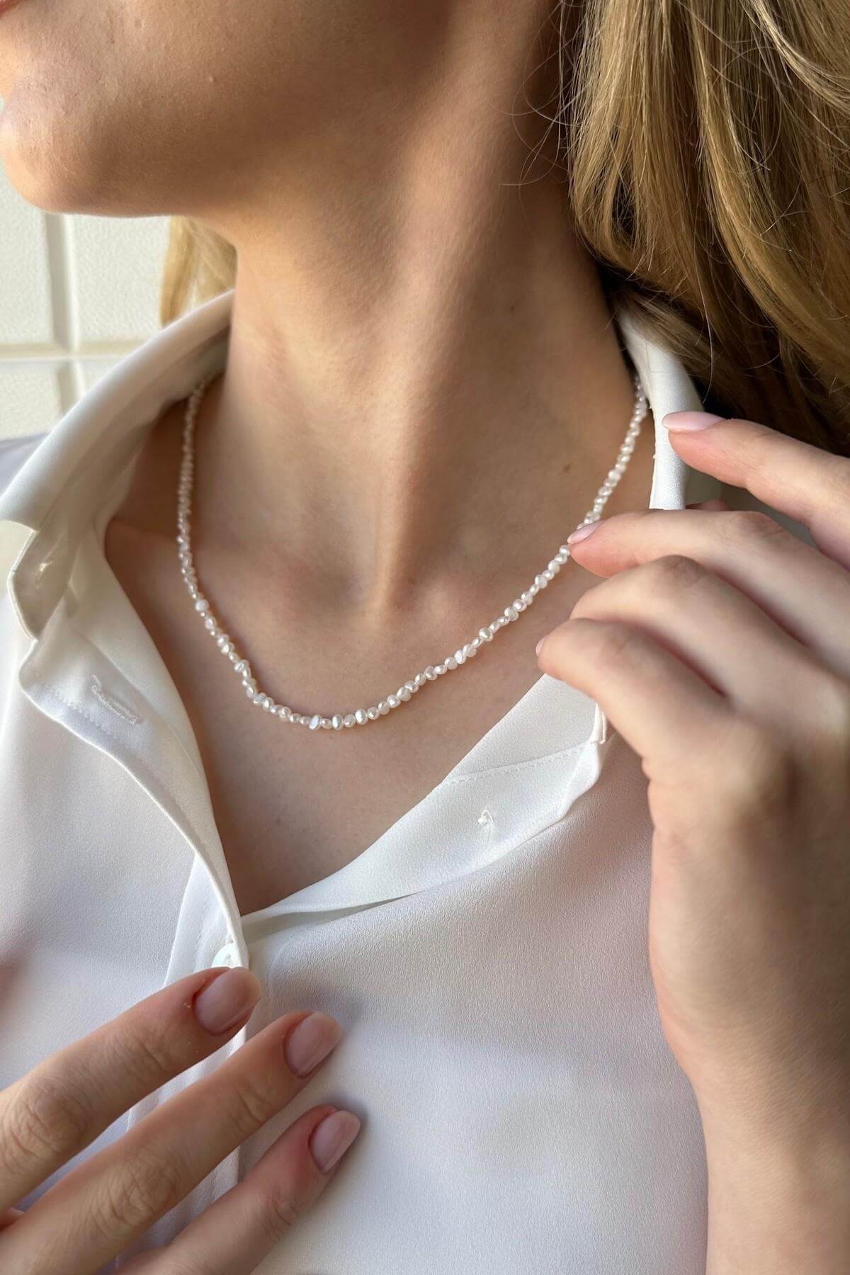 Zarif Barok Doğal İnci Kolye | | Birinci1926