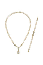 Baget Doğal İnci Kolye Bileklik İkili Set | | Birinci1926