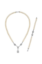 Baget Doğal İnci Kolye Bileklik İkili Set | | Birinci1926