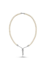 Çiçek Taşlı Doğal İnci Kolye | | Birinci1926