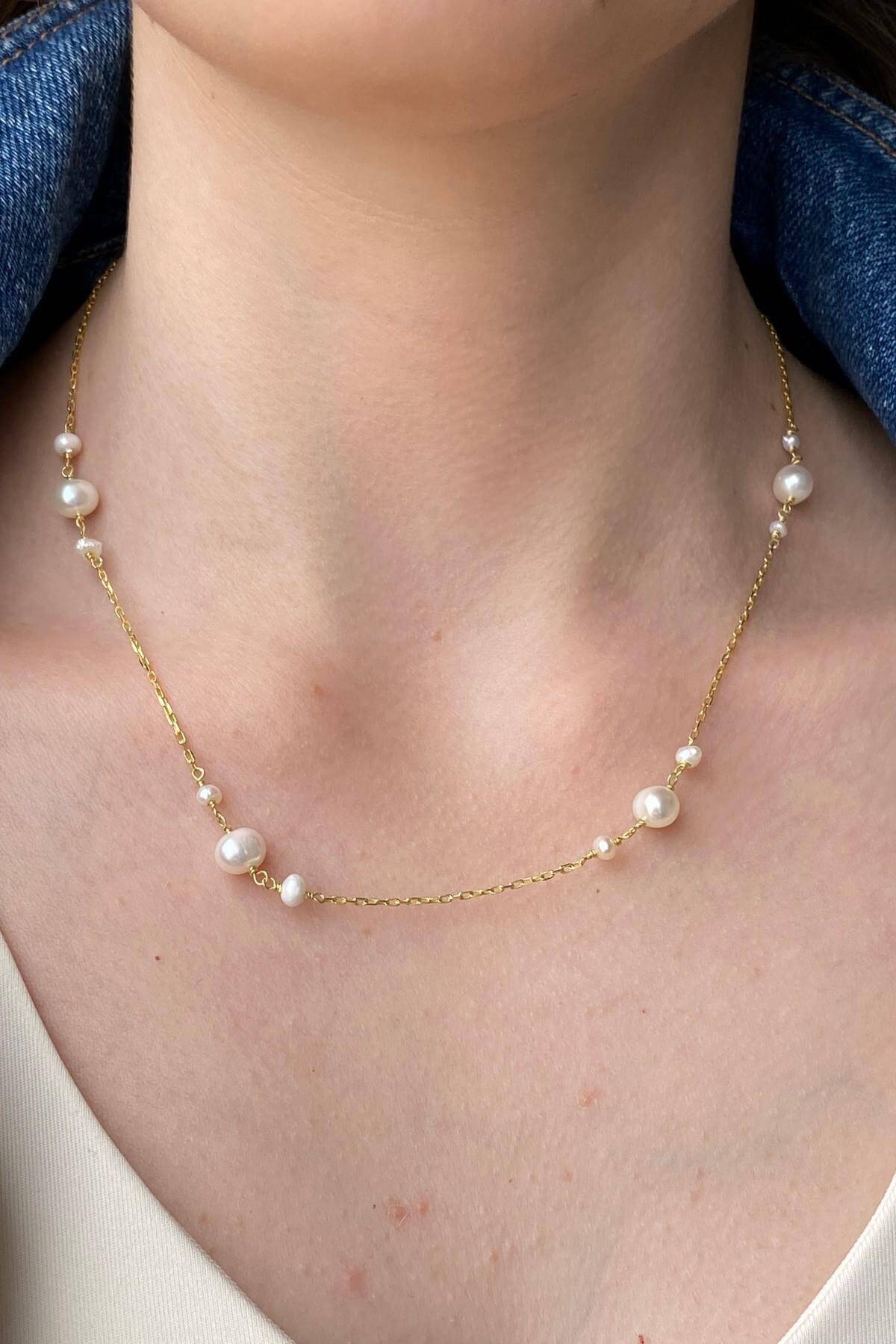 Doğal İnci Zincir Kolye | | Birinci1926