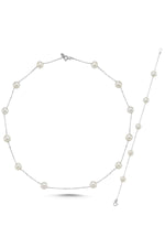 Doğal İncili Kolye Bileklik İkili Set | | Birinci1926