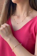 Doğal İncili Kolye Bileklik İkili Set | | Birinci1926