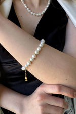 Dorika Toplu Doğal İnci Kolye Bileklik İkili Set | | Birinci1926