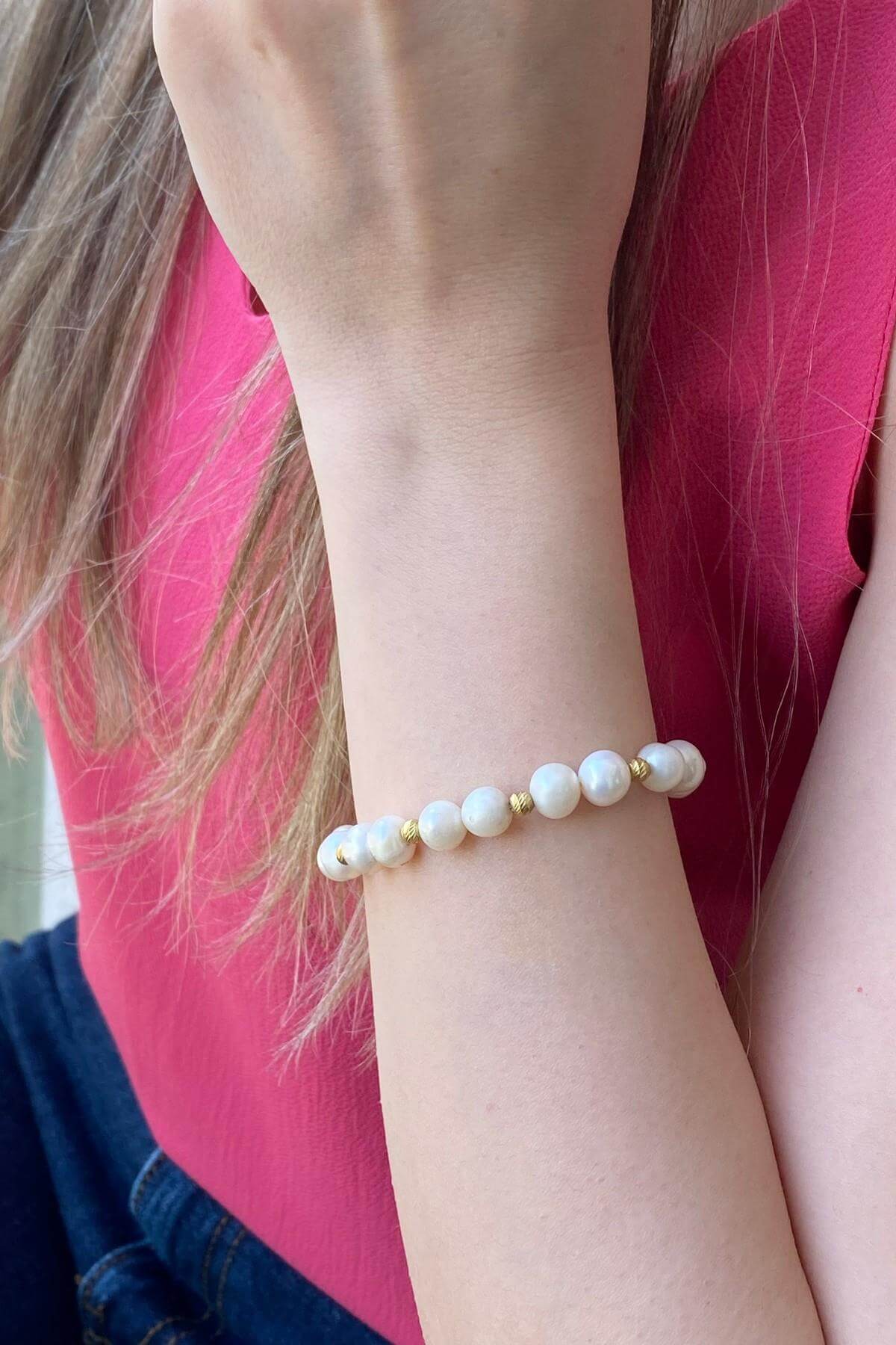 Dorika Toplu Doğal İnci Bileklik | | Birinci1926