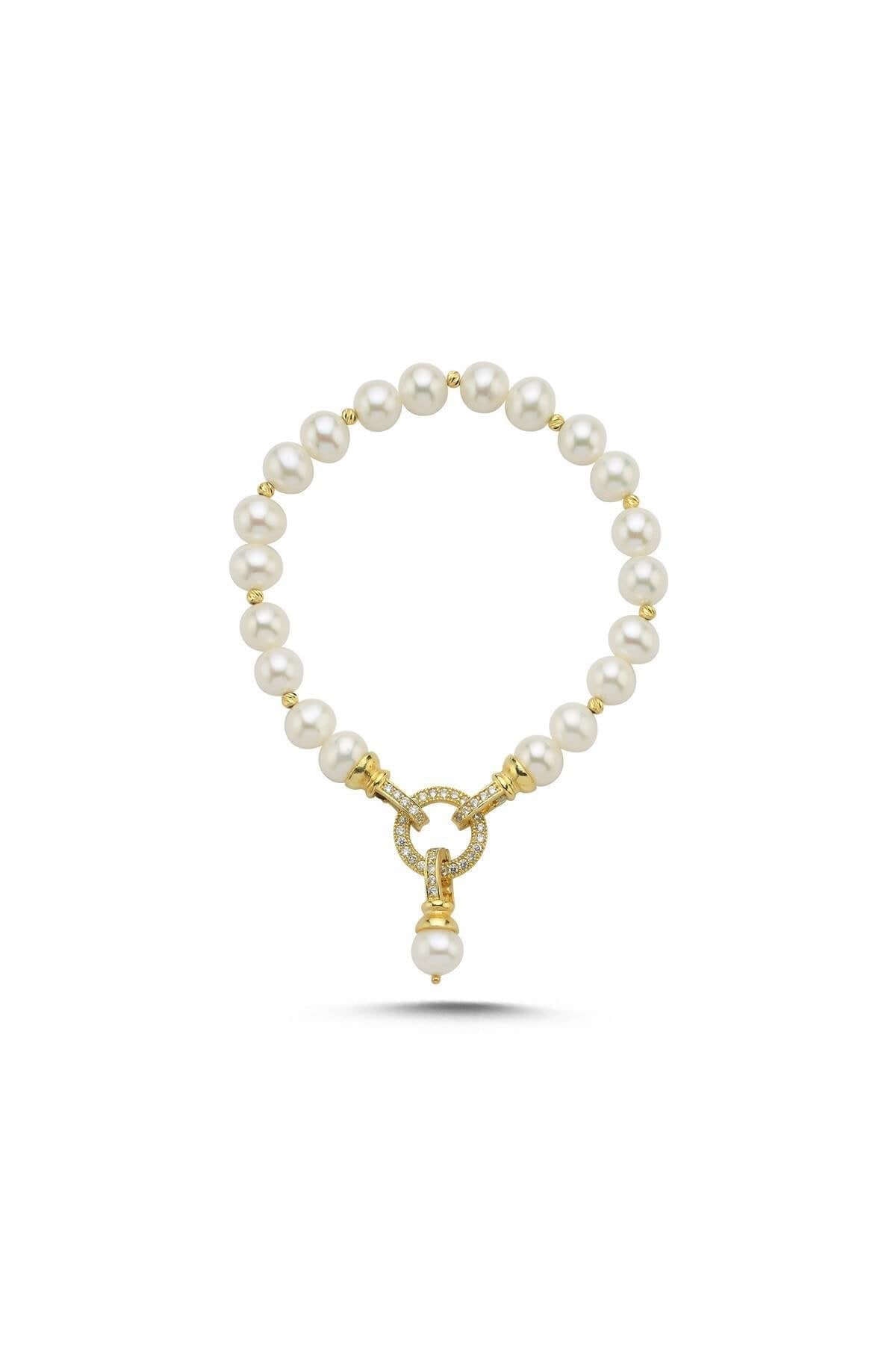 Halka Kilitli Dorikalı Doğal İnci Bileklik | | Birinci1926