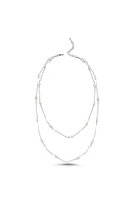 İkili Zincir Doğal İnci Kolye | | Birinci1926