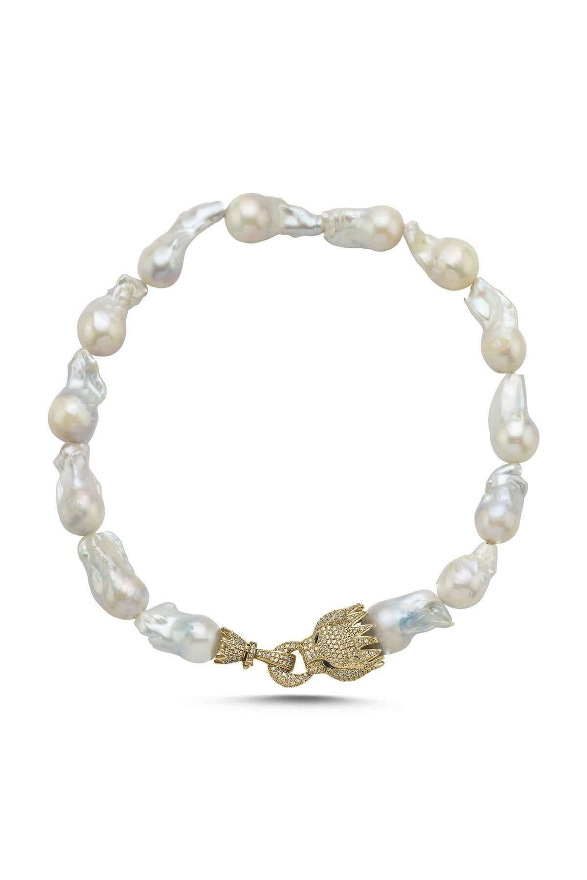 Panterli Barok Doğal İnci Kolye | | Birinci1926