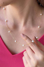 Zincir Doğal İnci Kolye | | Birinci1926