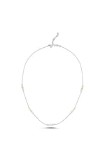 925 Ayar Gümüş Kadın Zincirli Çıtır Doğal İncili Kolye | | Birinci1926