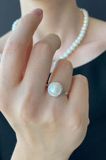 Zirkon Taşlı Doğal İnci Yüzük | | Birinci1926