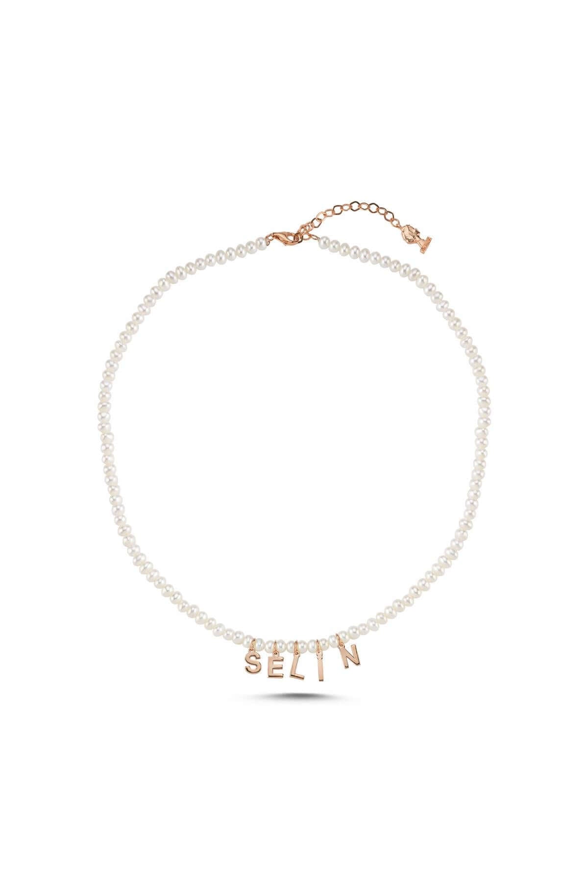 Kişiye Özel İsimli Doğal Tatlı Su İncisi Kolye | | Birinci1926