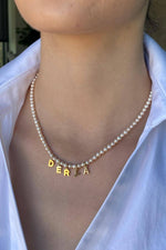 Kişiye Özel İsimli Doğal Tatlı Su İncisi Kolye | | Birinci1926